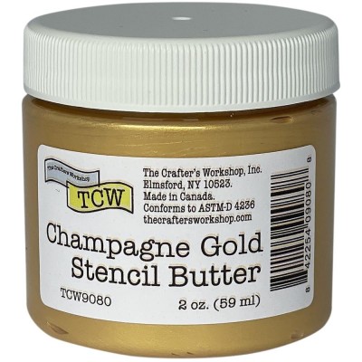 TCW - Stencil Butter couleur «Champagne Gold» 2 oz  